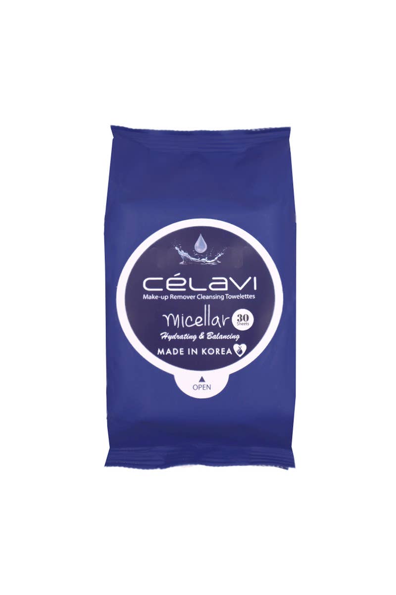 Celavi MT022 Micellar Makeup Wipes (30 Sheets) - 6 pcs