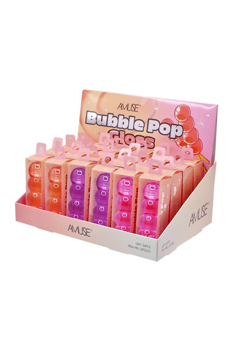 AMUSE LIP2223 Bubble Pop Clear Gloss