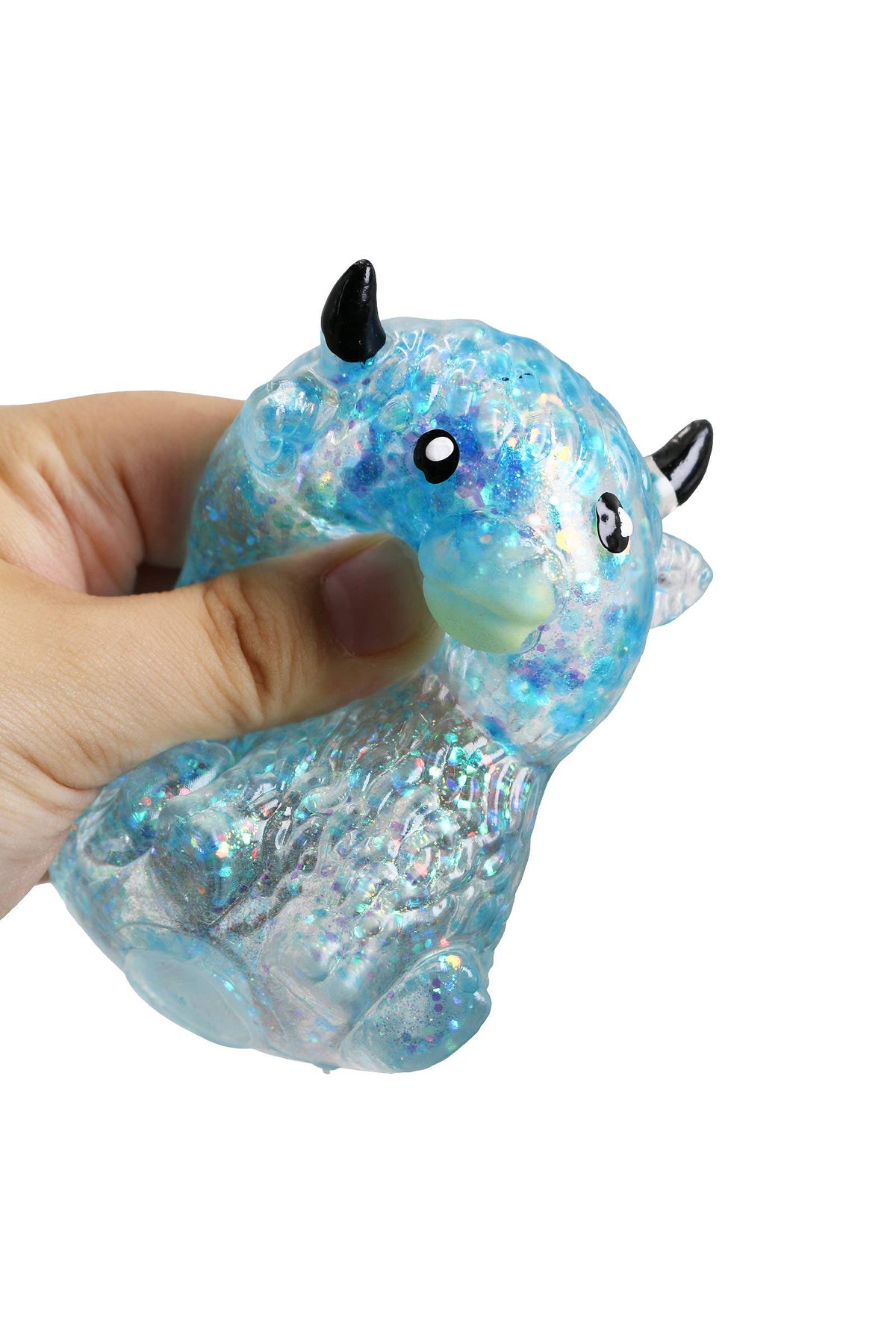Highland Cow Glitter Maltose Putty Slime Filled Squishy Toy