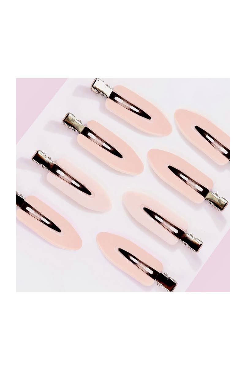 CALA 66231 Pink n Black 8pc Hair Setting Clips - 6set
