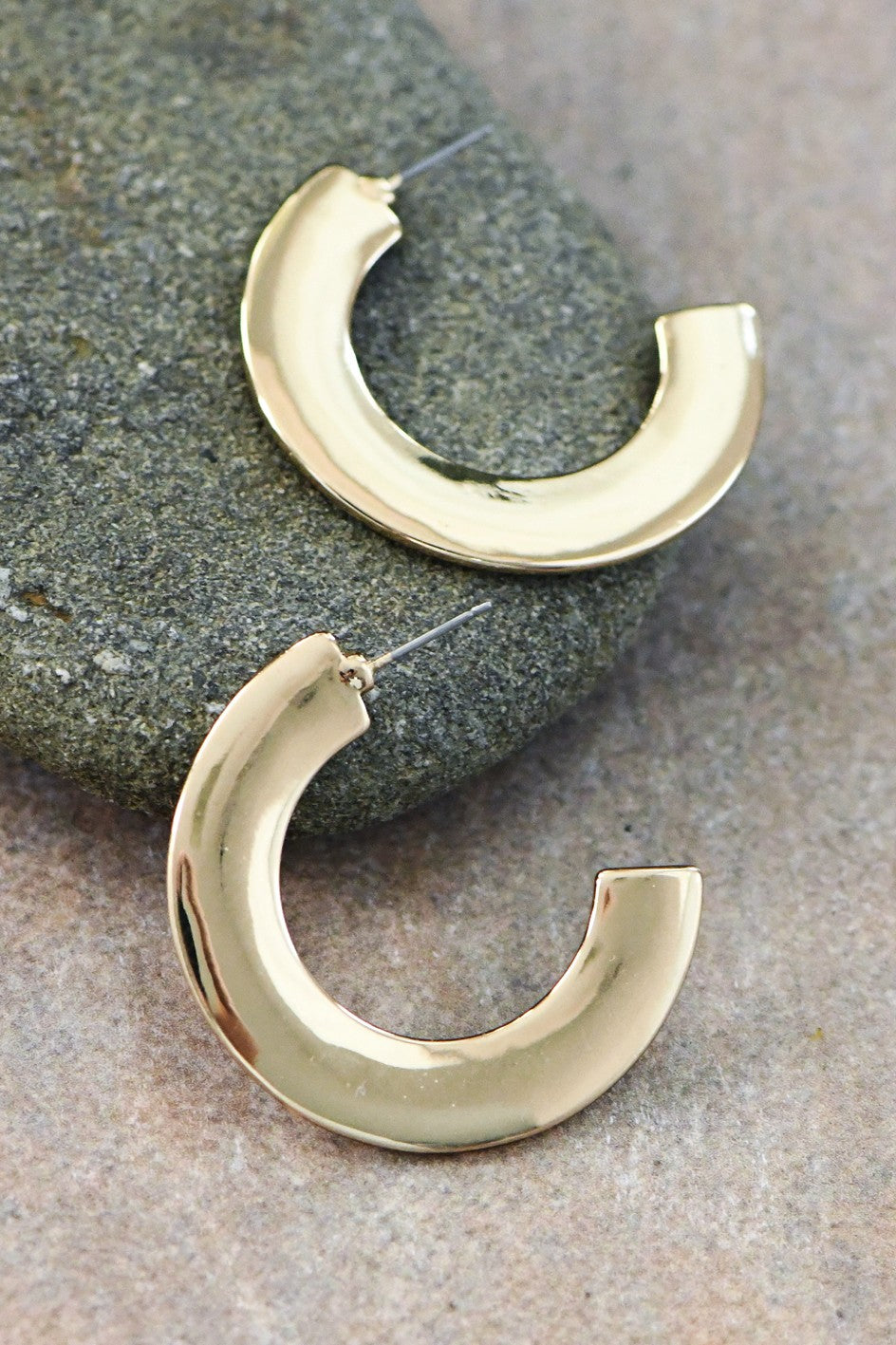 Gold Plated Hoop Earrings 767