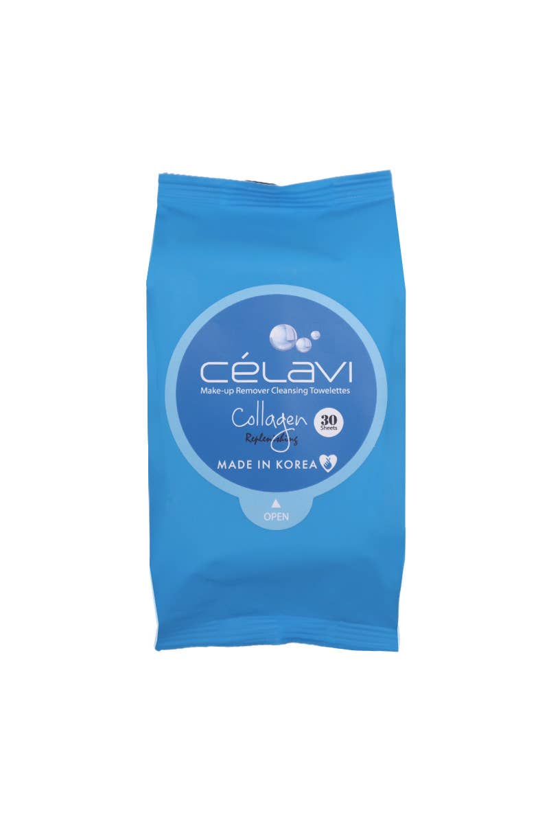 Celavi MT002 Collagen Makeup Wipes (30 Sheets) - 6 PCS