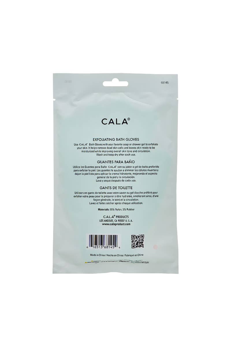 CALA 68145 Exfoliating Bath Gloves - 12