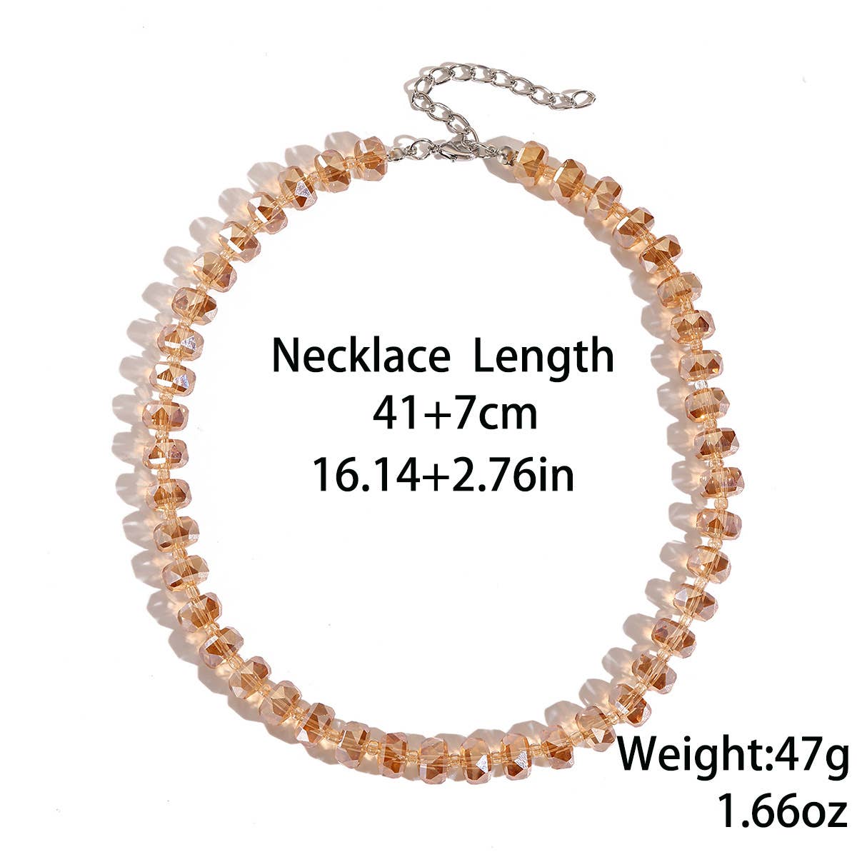 Candy-Colored Summer Beaded Necklace