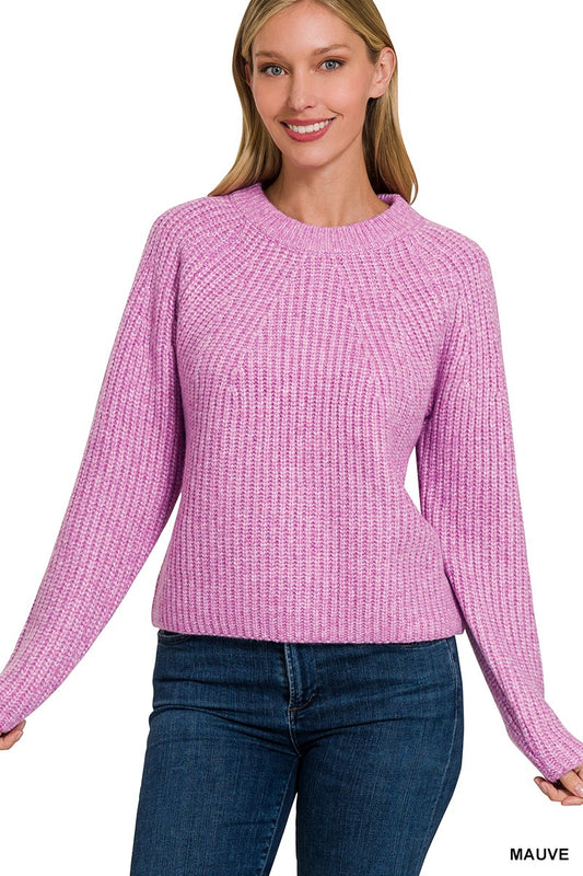 ROUND NECK BASIC SWEATER #603