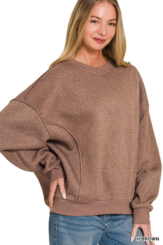 Fleece Round Neck Sweatshirts