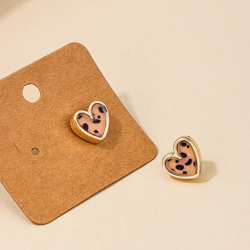 Elegant Sweet Love Stud Earrings