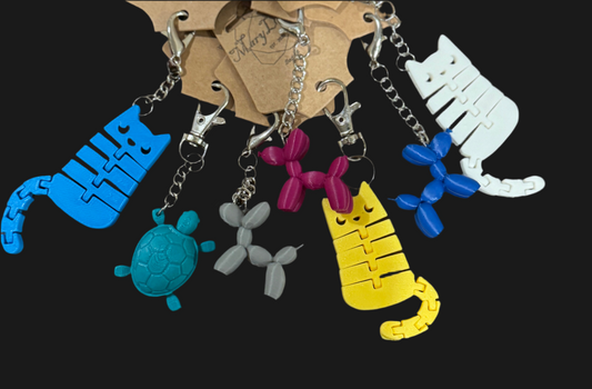 Random key chains for store
