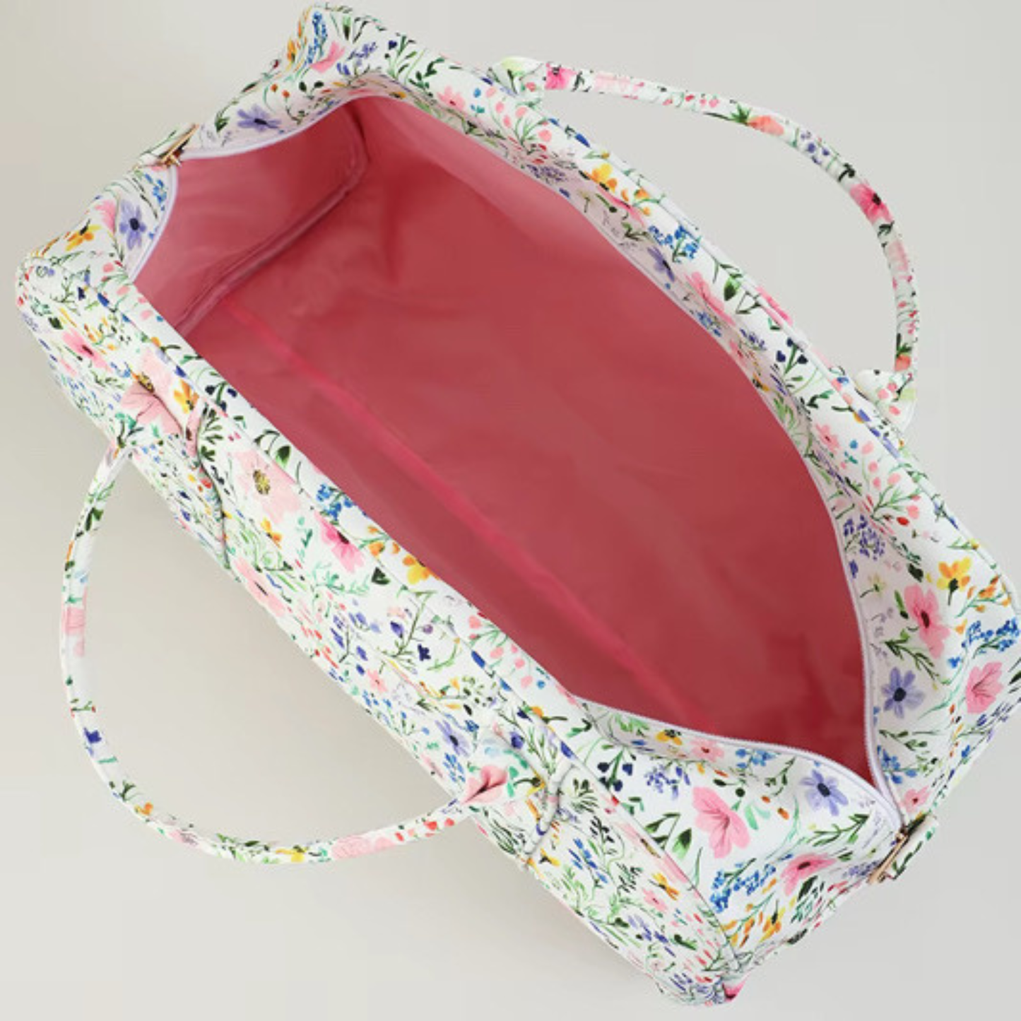 Floral Weekender Duffel Bag Travel Bag Wildflower Wanderlust