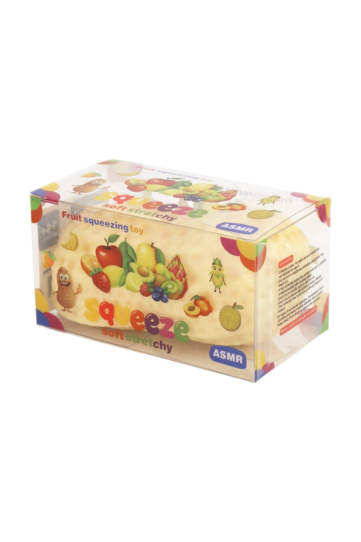 Peanut Zero Rebound TPR Crunchy Bead Slime Filled Squishy