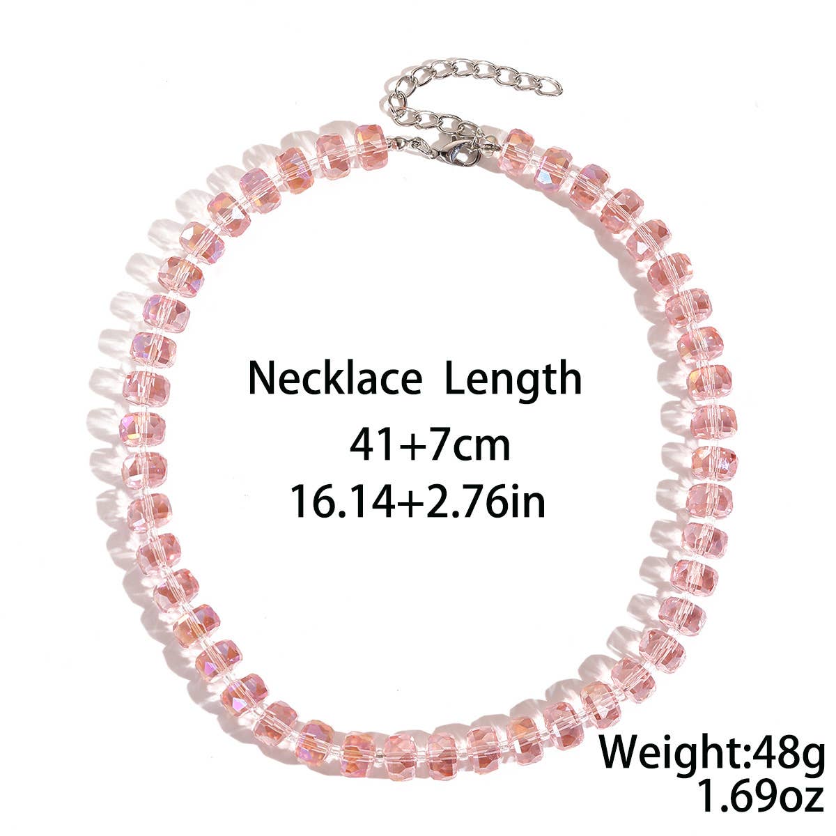 Candy-Colored Summer Beaded Necklace