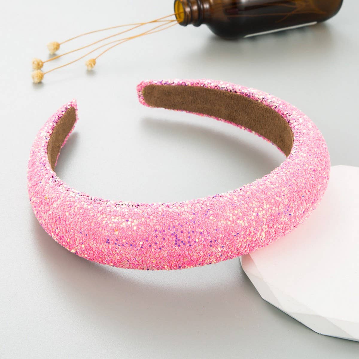 Colorful Sequin Padded Wide Headband