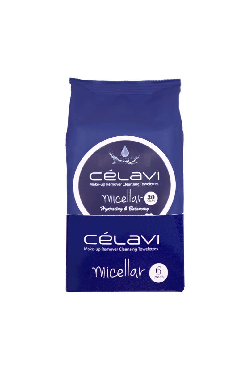 Celavi MT022 Micellar Makeup Wipes (30 Sheets) - 6 pcs