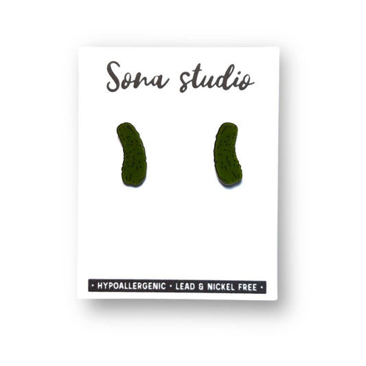 Pickle Earrings