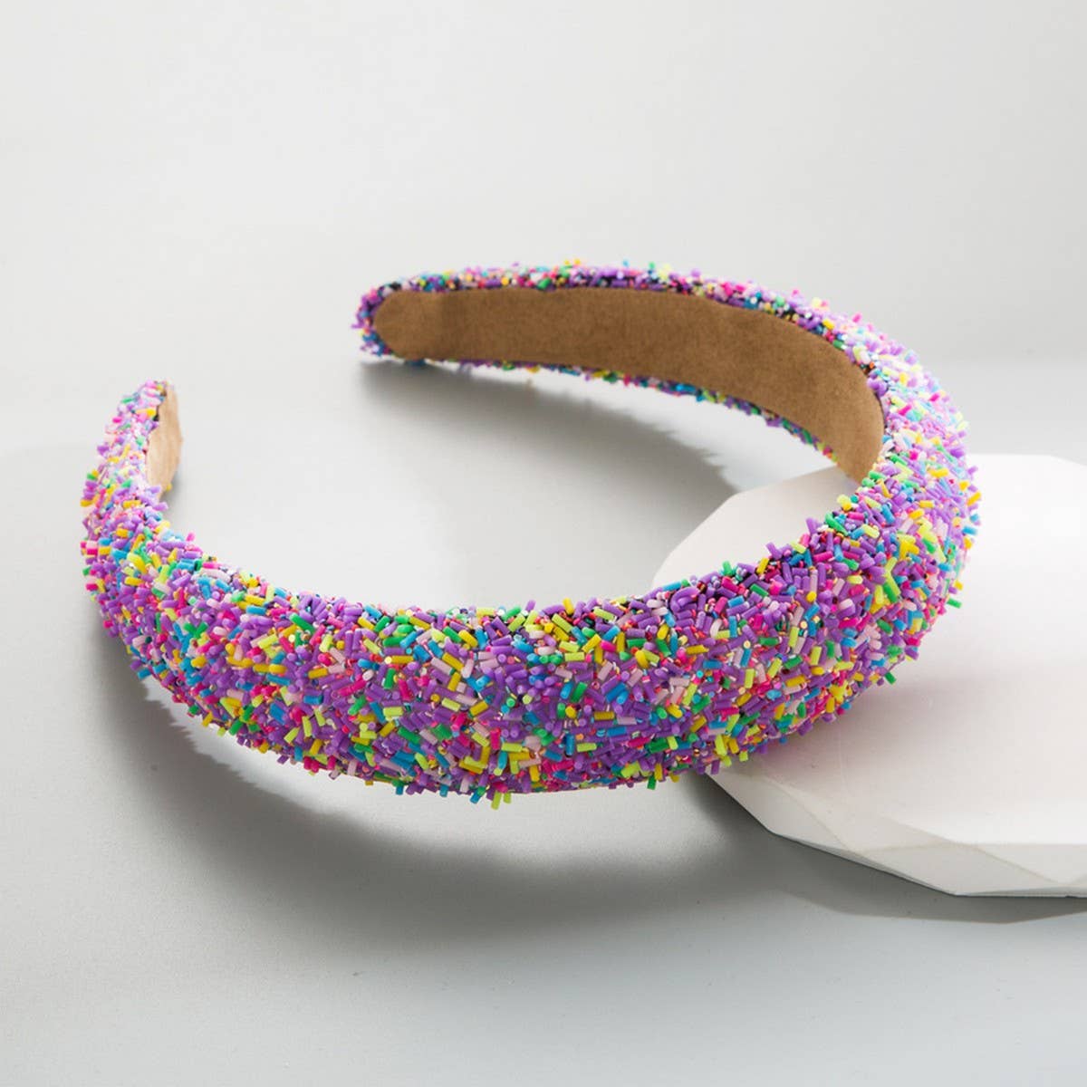 Colorful Sequin Padded Wide Headband