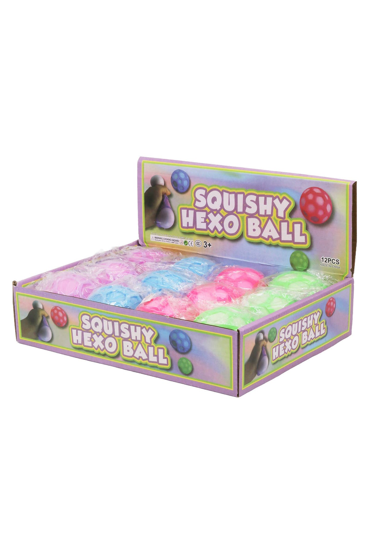Geometric Net Sphere Slime Filled Squishy Stress Relief Toy