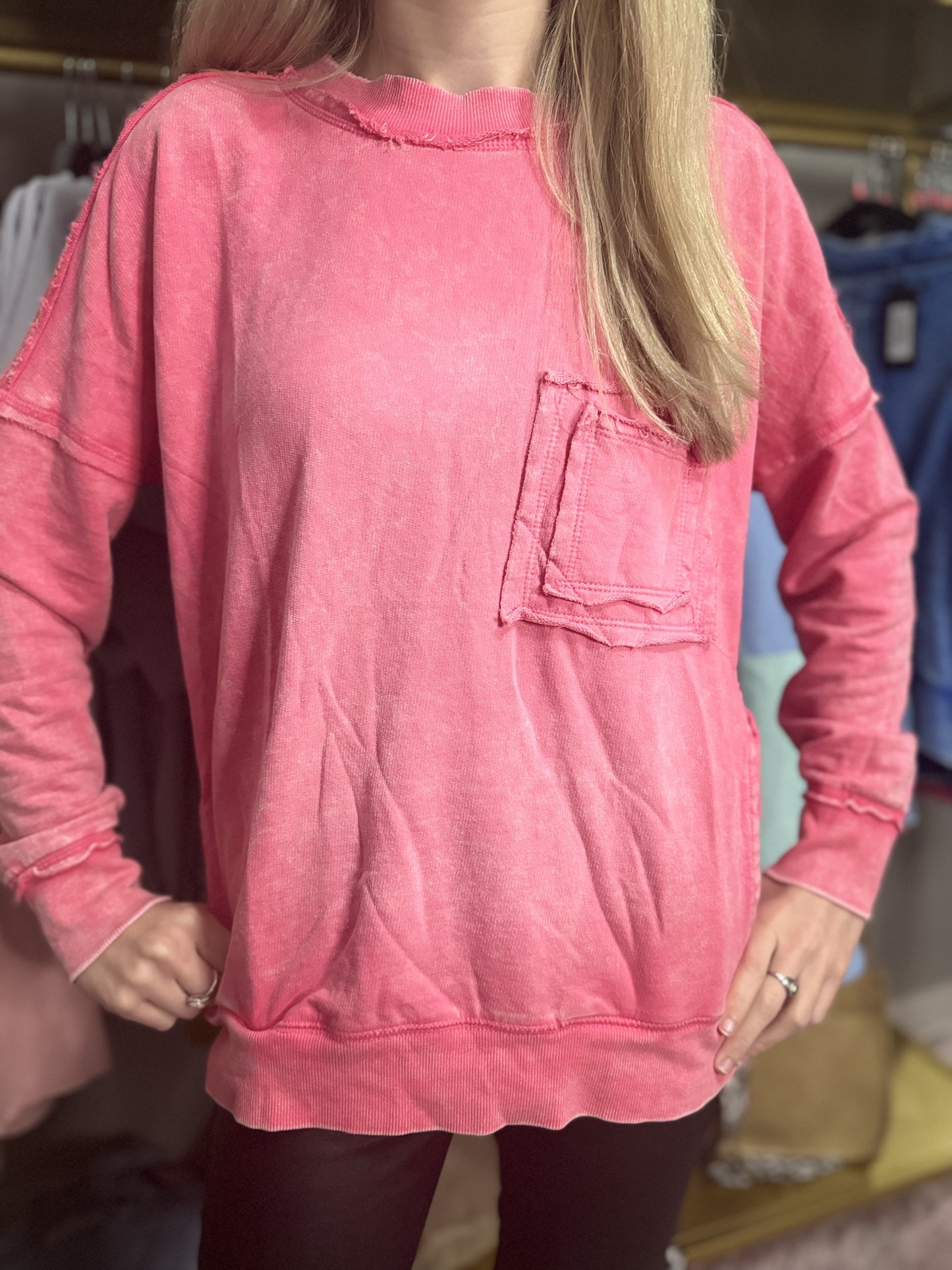 FRONT POCKET PULLOVER #304