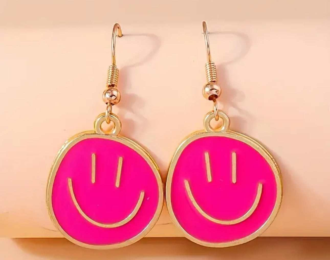 Enamel Smiley Face Dangle