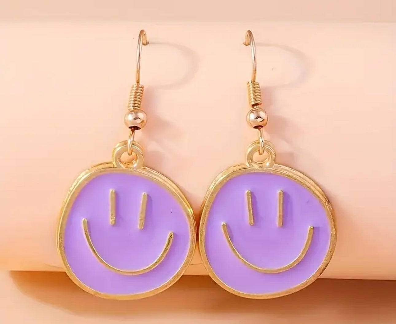 Enamel Smiley Face Dangle