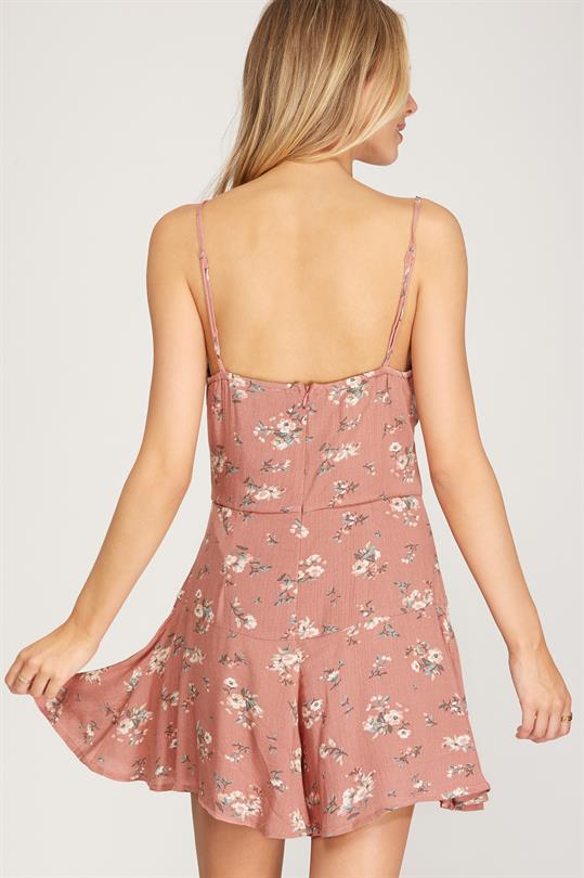 Dusty Rose Romper #412