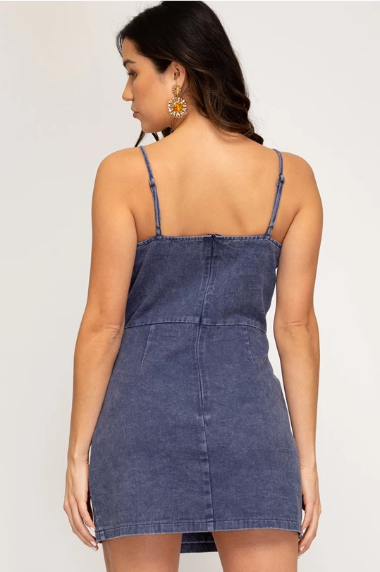 Wrap cami dress # 407
