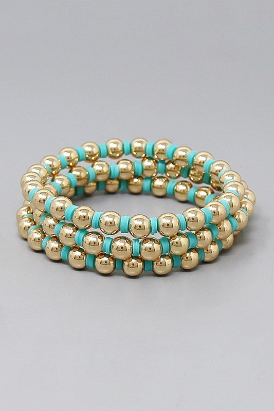 Beaded bracelet J-62