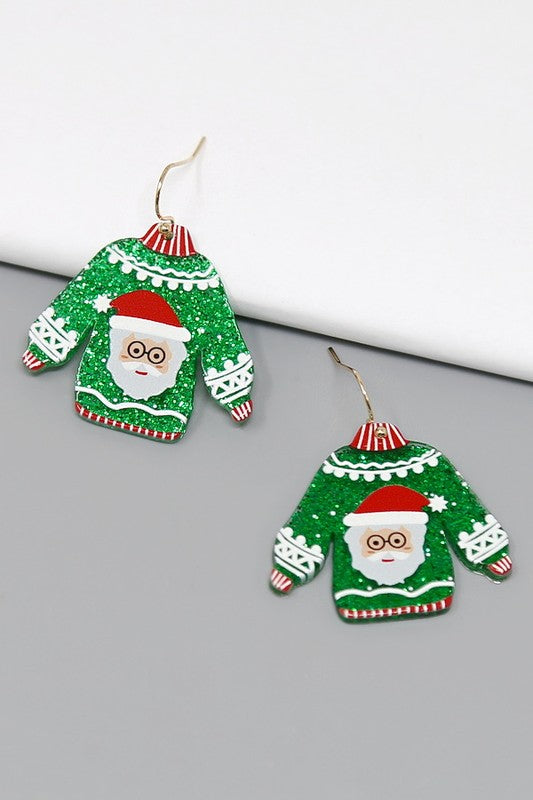 Christmas Sweater Earrings J-67