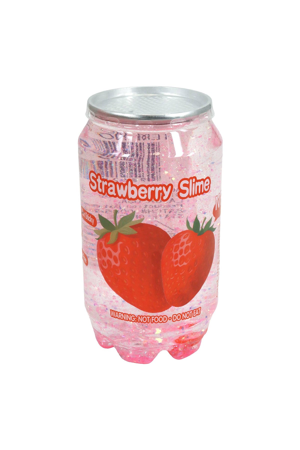 Sparkling Pink Fruit Variety Soda Can Glitter Slime