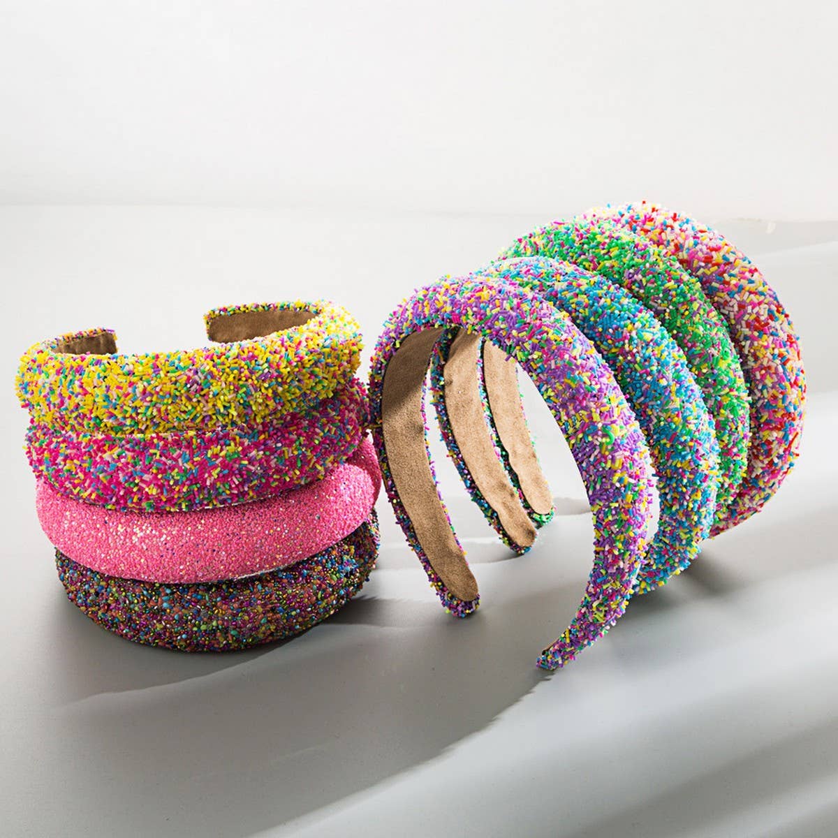 Colorful Sequin Padded Wide Headband