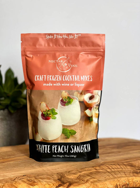 PREMIUM 5-Pack White Peach Sangria Slushy Wine Slushy Mix