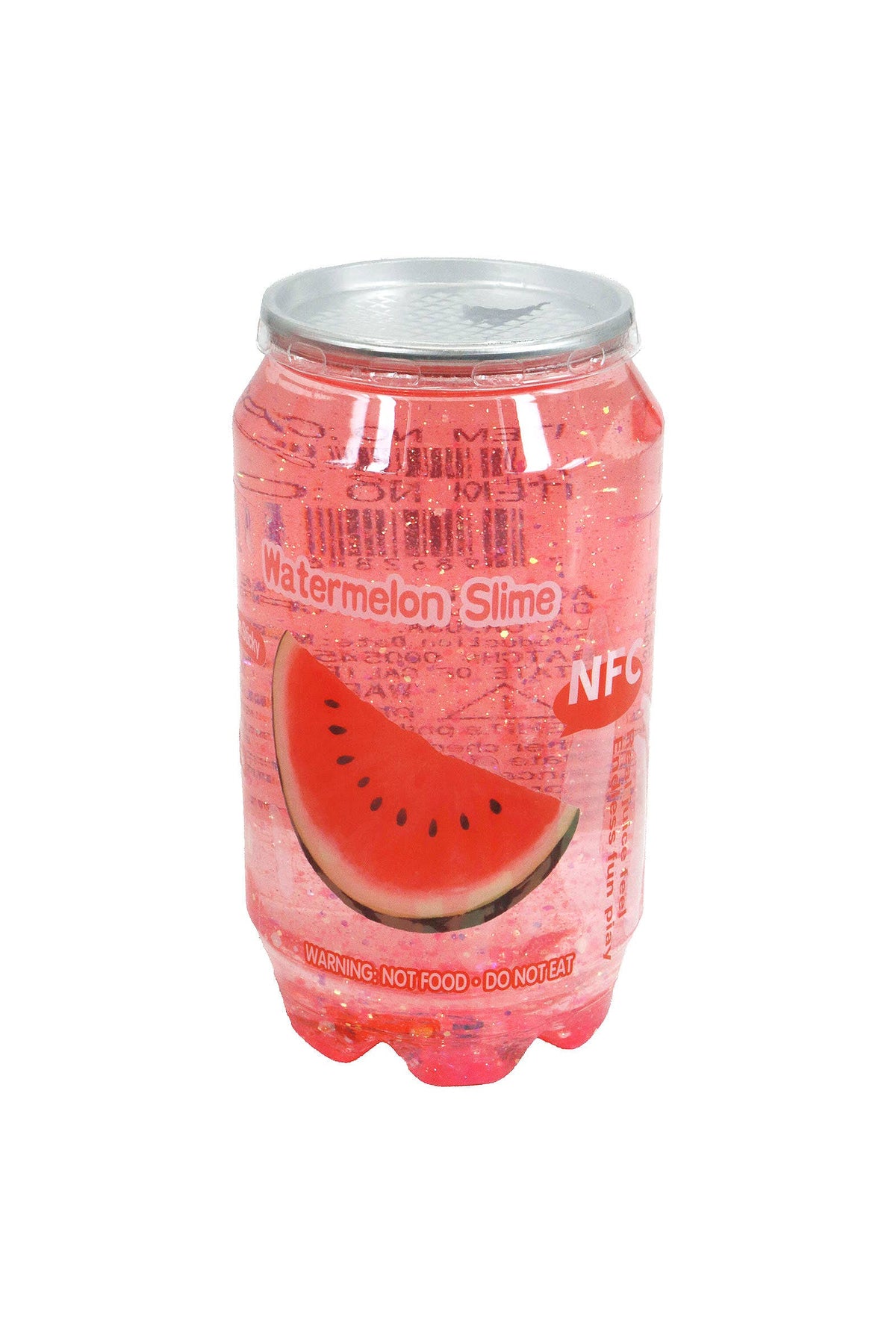 Sparkling Pink Fruit Variety Soda Can Glitter Slime
