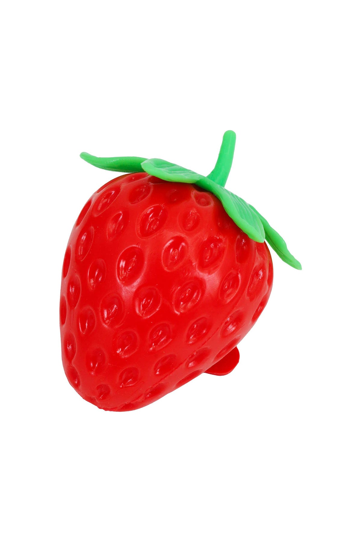 Goofy Smile Strawberry Fluffy Slime Filled TPR Squishy Toy