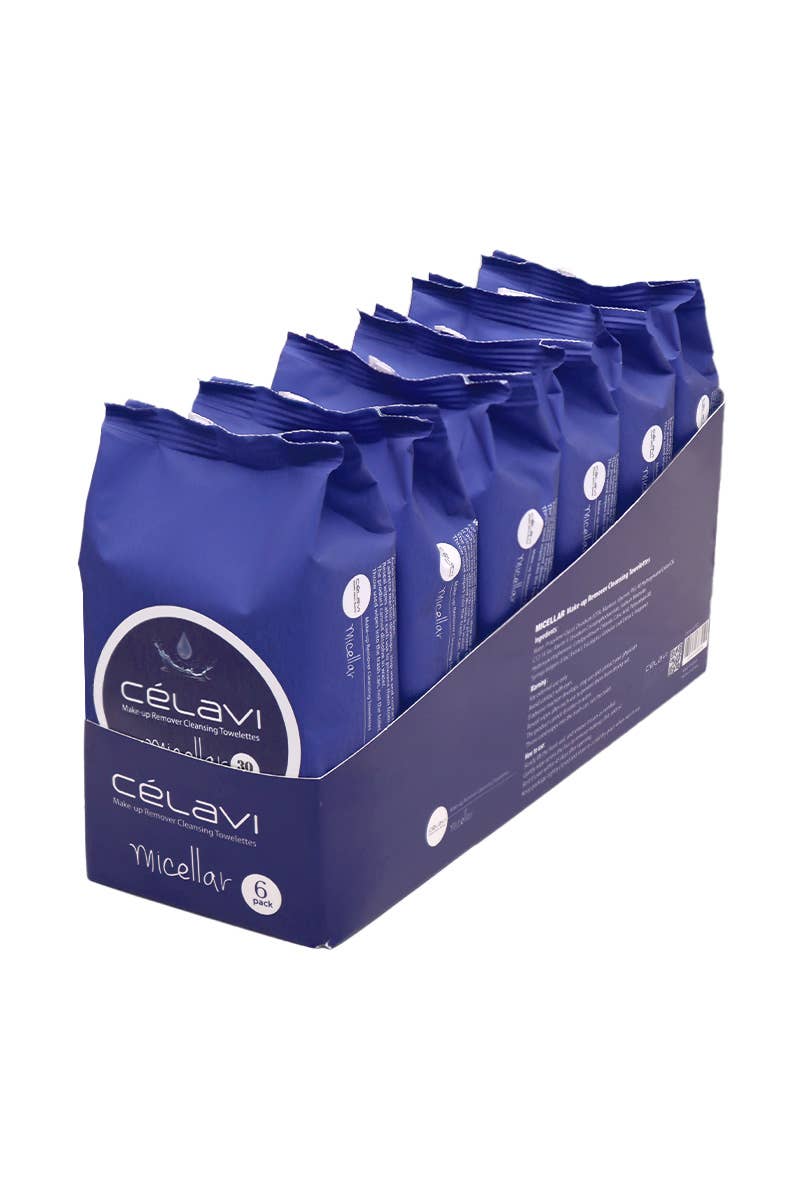 Celavi MT022 Micellar Makeup Wipes (30 Sheets) - 6 pcs
