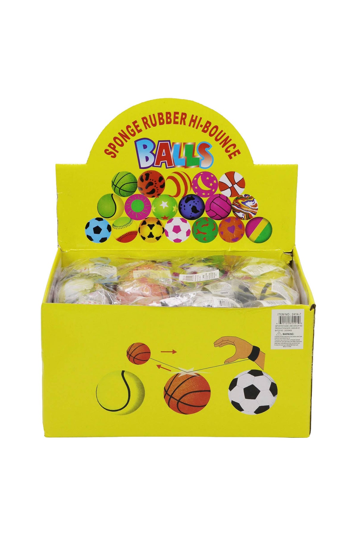 Throw Back Sports Bouncy Rubber Return Ball