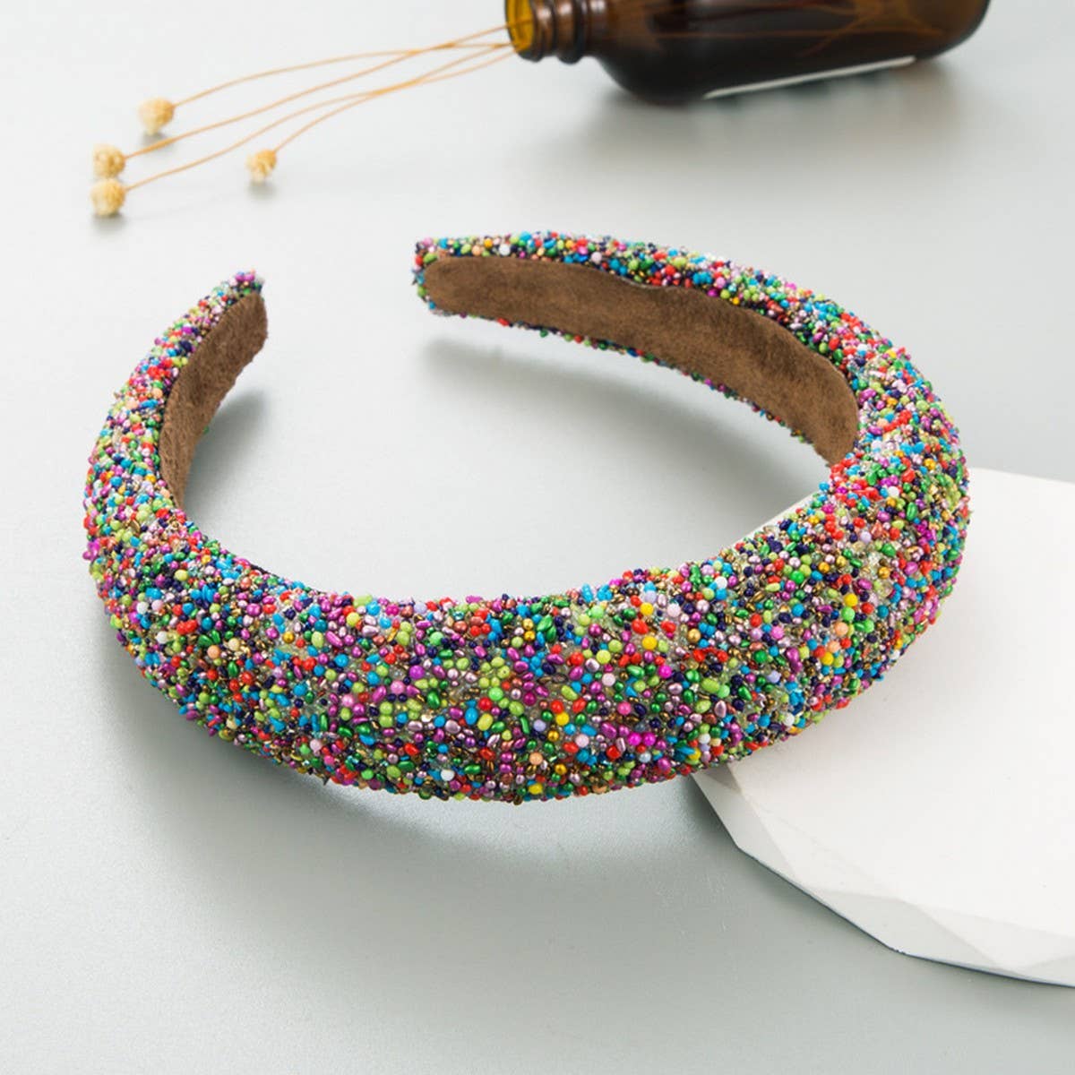 Colorful Sequin Padded Wide Headband
