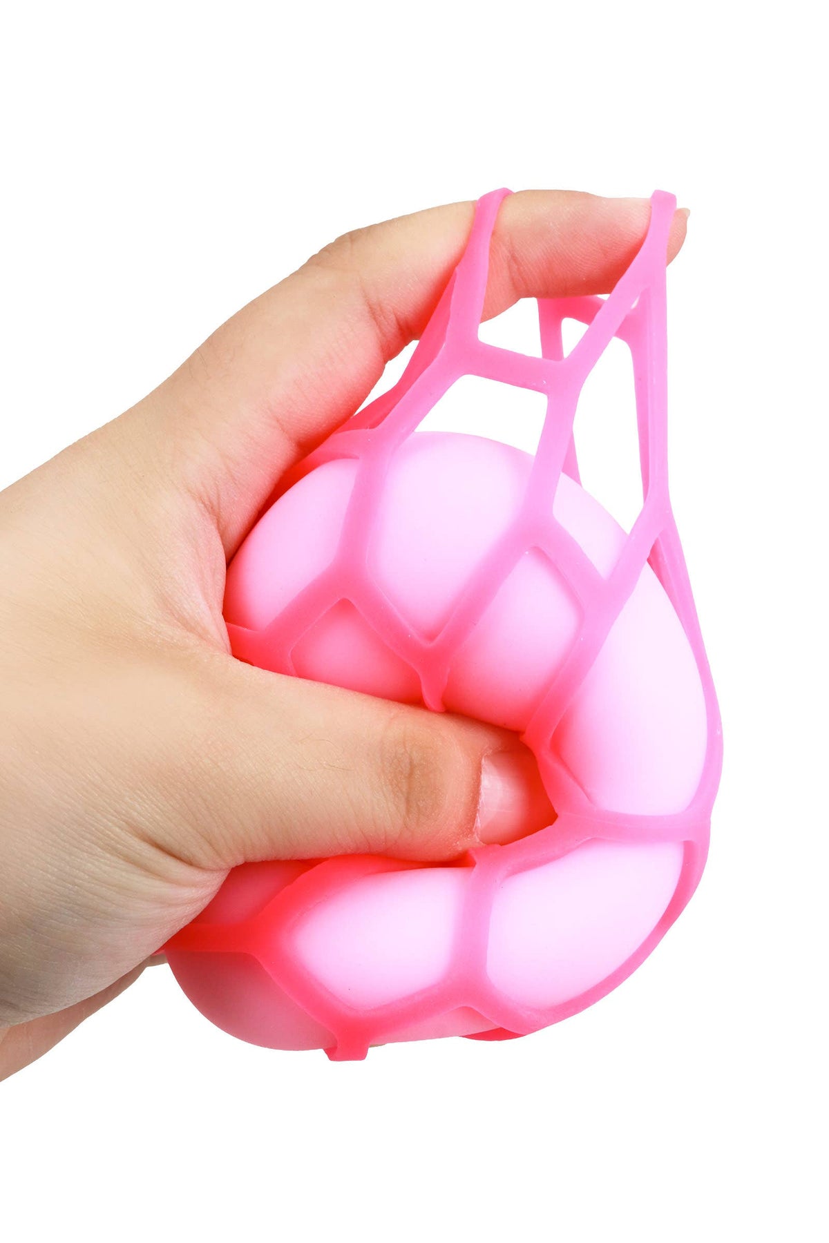 Geometric Net Sphere Slime Filled Squishy Stress Relief Toy