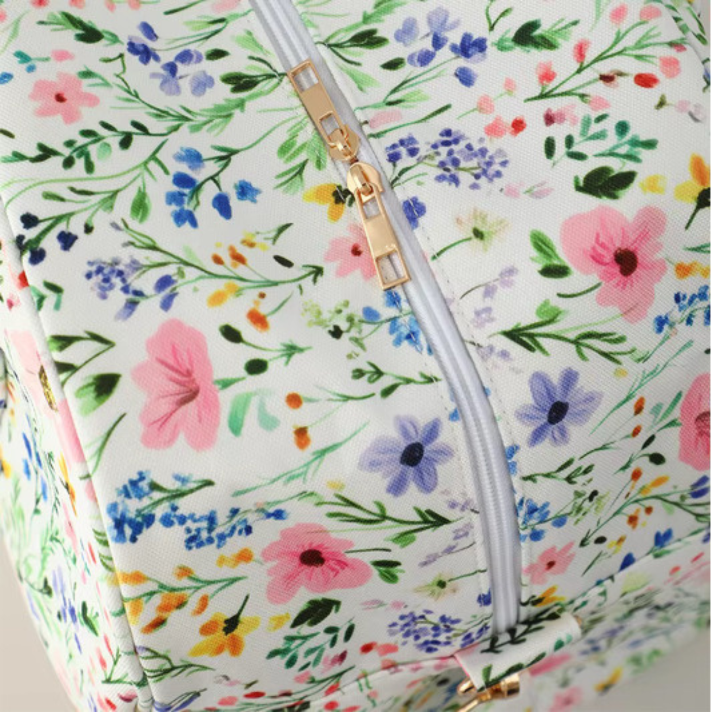 Floral Weekender Duffel Bag Travel Bag Wildflower Wanderlust