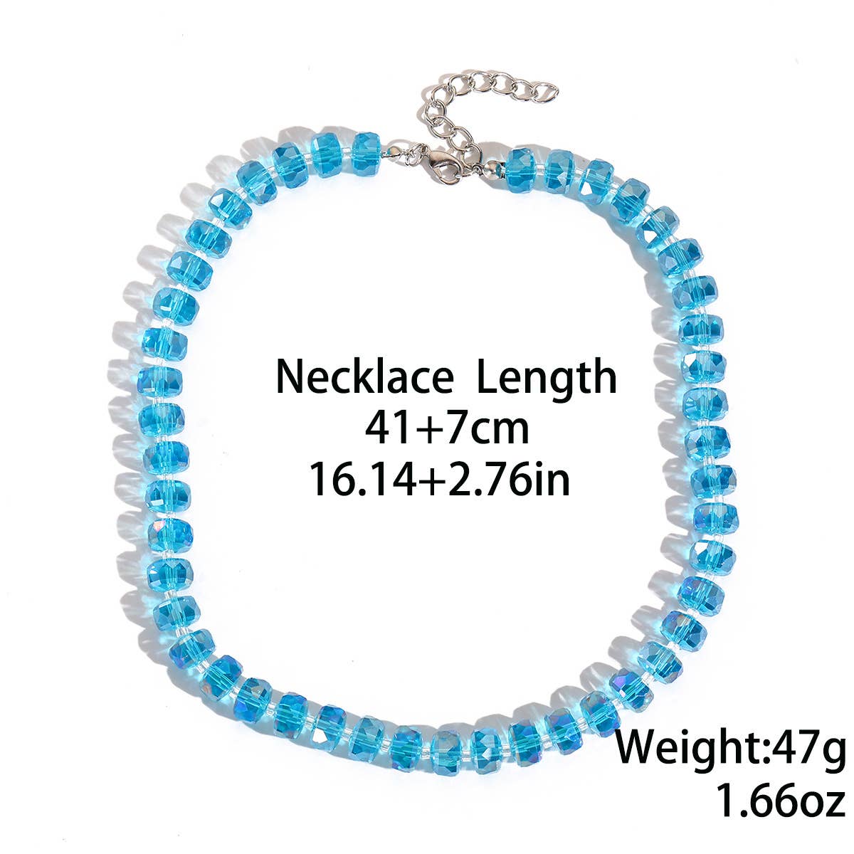 Candy-Colored Summer Beaded Necklace