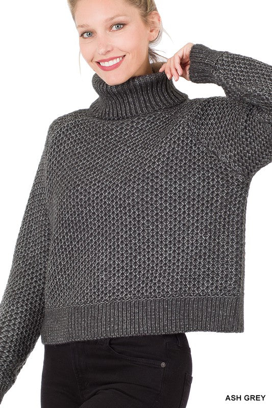 TURTLENECK MELANGE SWEATER 904