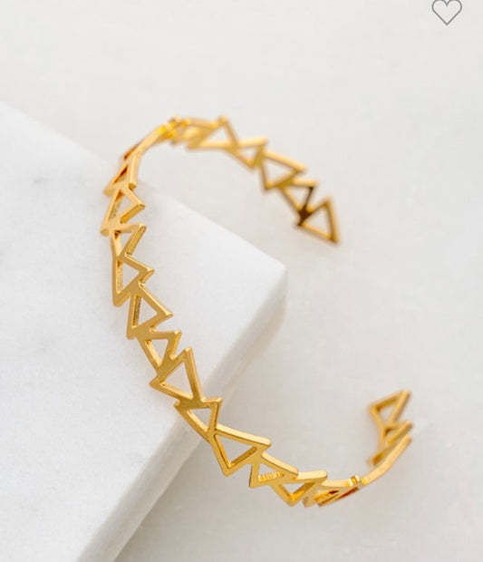 Cutout Triangle Cuff 123